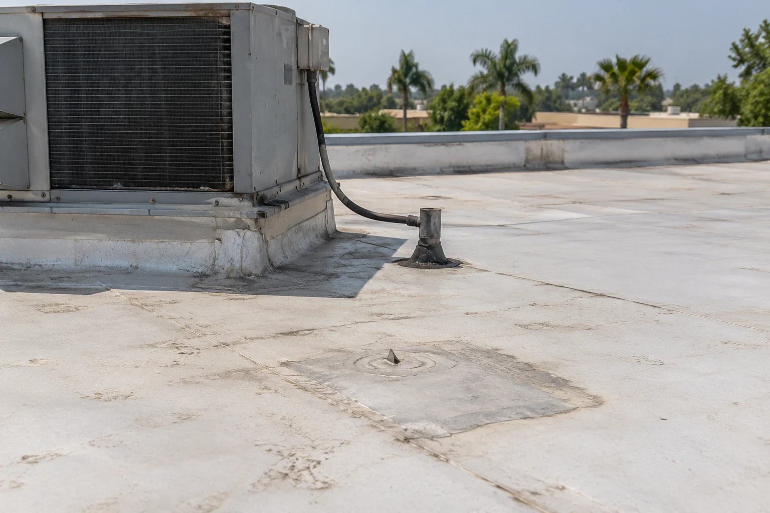 Roof Membrane Puncture Repair in Sugar Land, TX